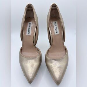 Steve Madden Varcitty Gold D’Orsay Pumps – DIY/Upcycle Project